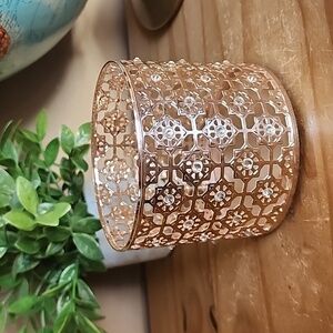 Bath & Body Works Rose Gold 3 wick candle holder